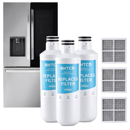 LRFOC2606S Water & Air Filter Replacement for LG Refrigerator