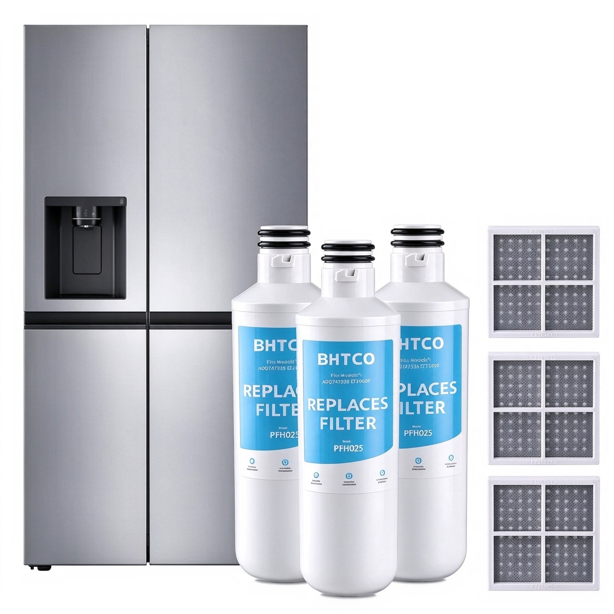 LRSXS2706V Water & Air Filter Replacement for LG Refrigerator