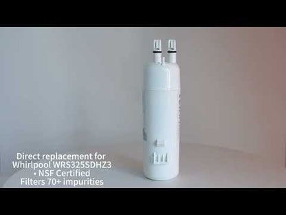 WRS325SDHW Water Filter Replacement for Whirlpool